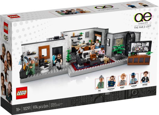 LEGO 10291 - Queer Eye – The Fab 5 Loft
