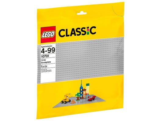 LEGO 10701 - Grå byggeplade