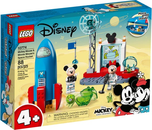 LEGO 10774 - Mickey Mouse og Minnie Mouses rumraket