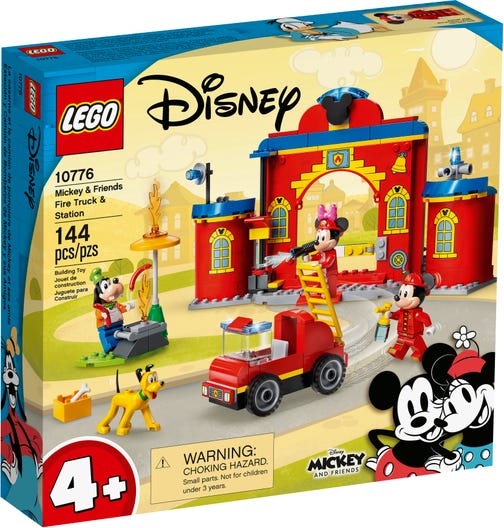 LEGO 10776 - Mickey og venners brandstation og brandbil
