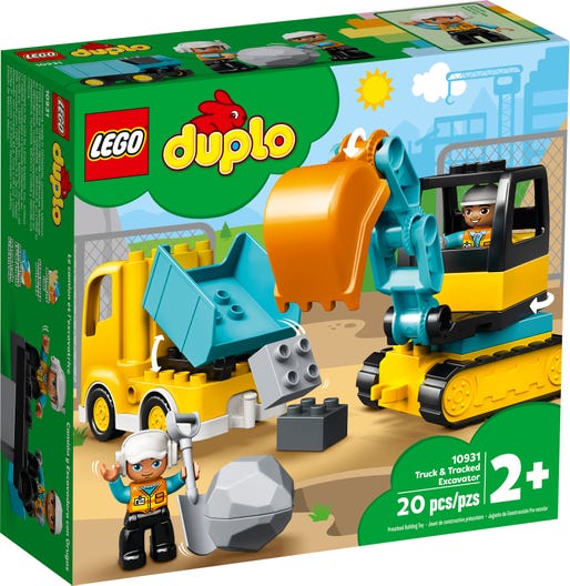 LEGO 10931 - Lastbil og gravemaskine på larvefødder