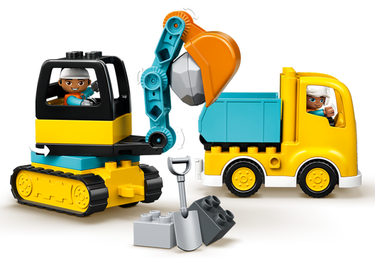 LEGO 10931 - Lastbil og gravemaskine på larvefødder