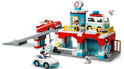 LEGO 10948 - Parkeringshus og bilvask