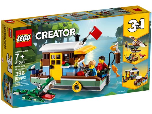 LEGO 31093 - Husbåd