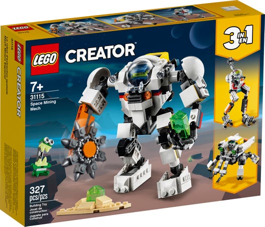 LEGO 31115 - Rum-minerobot