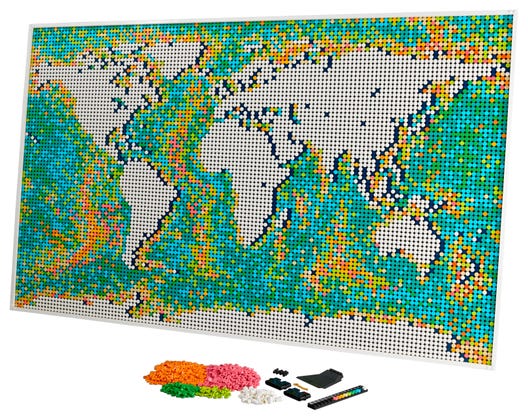 LEGO 31203 - Verdenskort