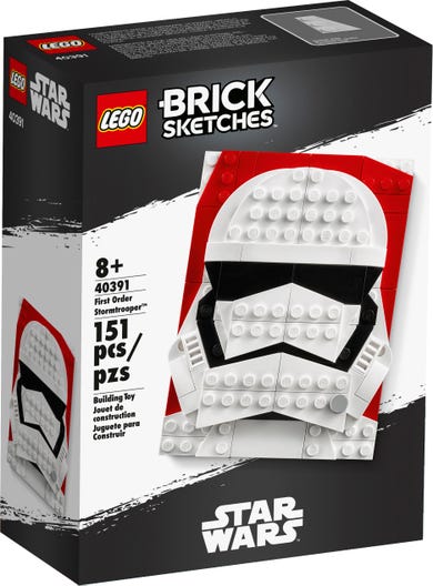LEGO 40391 - LEGO® Brick Sketches™ Stormsoldat fra Den Første Orden
