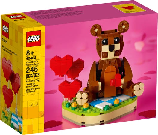 LEGO 40462 - Brun valentinsbjørn
