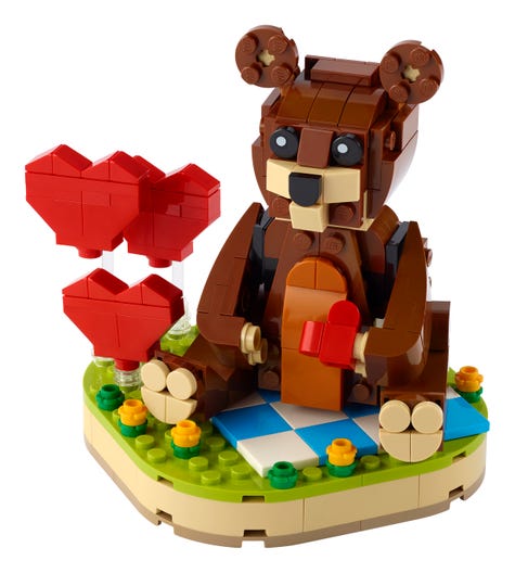 LEGO 40462 - Brun valentinsbjørn