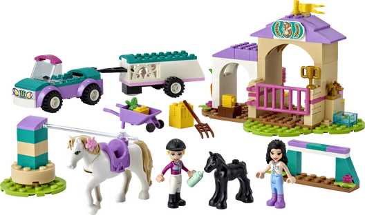 LEGO 41441 - Hestetræning og trailer
