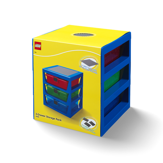 LEGO 5006179 - Gennemsigtigt blåt LEGO® reolsystem