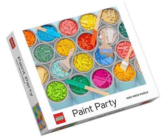 LEGO 5006203 - Paint Party-puslespil med 1.000 brikker