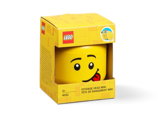 LEGO 5006210 - LEGO® opbevaringshoved – mini (fjollet)