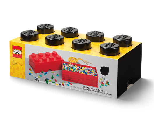 LEGO 5006912 - 8-knops opbevaringsklods – sort