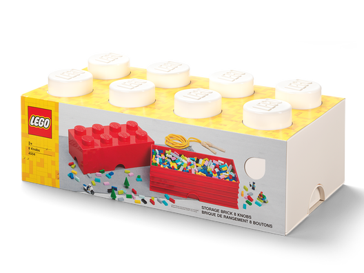 LEGO 5006913 - 8-knops opbevaringsklods – hvid