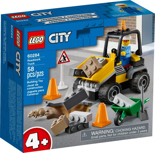 LEGO 60284 - Vejarbejdsvogn