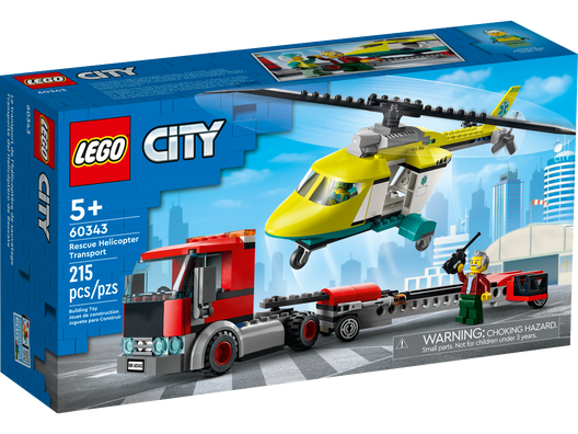 LEGO 60343 - Redningshelikopter-transporter