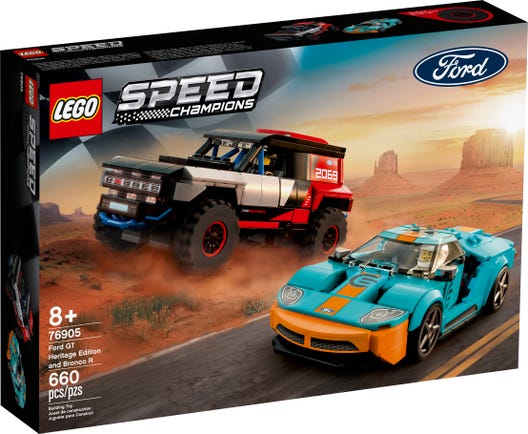 LEGO 76905 - Ford GT Heritage Edition og Bronco R