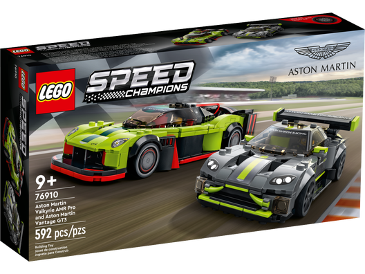 LEGO 76910 - Aston Martin Valkyrie AMR Pro og Aston Martin Vantage GT3