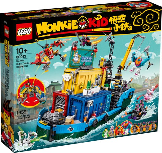 LEGO 80013 - Monkie Kid-teamets hemmelige hovedkvarter