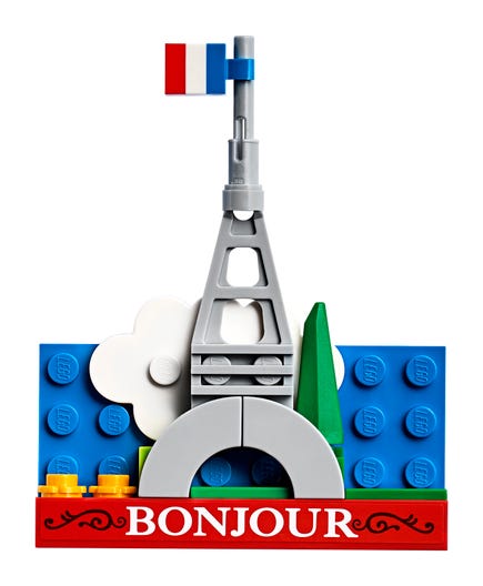 LEGO 854011 - Eiffeltårnet-magnetmodel