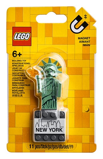 LEGO 854031 - Frihedsgudinden-magnetmodel