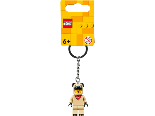 LEGO 854158 - Nøglering med fransk bulldog-fyr