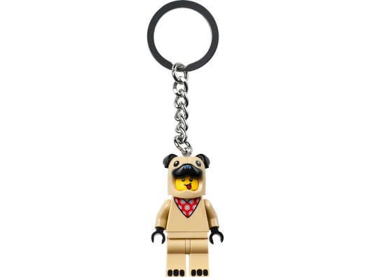 LEGO 854158 - Nøglering med fransk bulldog-fyr